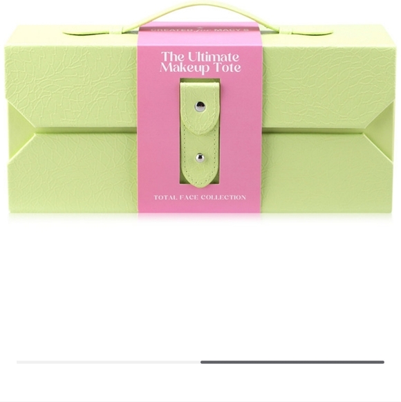 Brand New Multi-Color Makeup Palette Lime Green Tote - Picture 4 of 6
